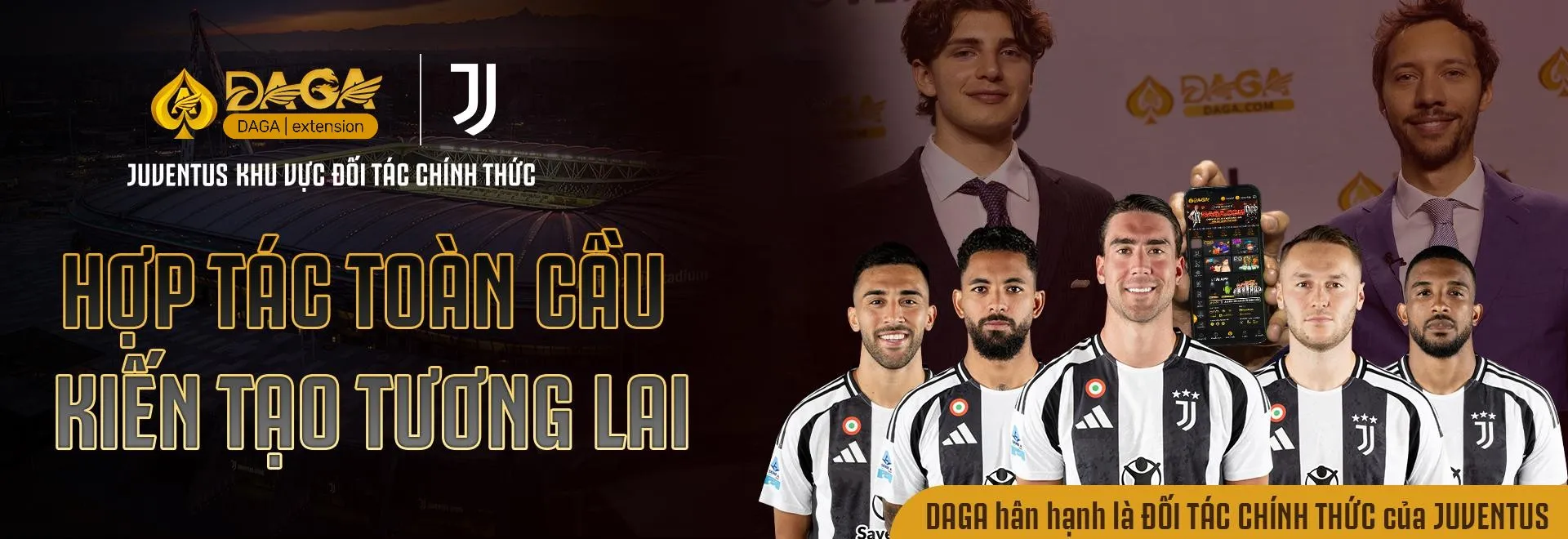 DAGA là đối tác chính thức của CLB JUVENTUS